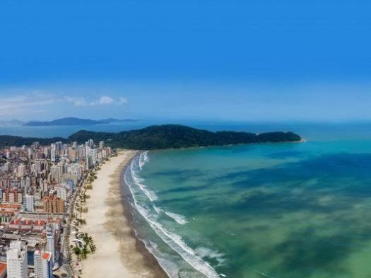 プライア・グランデApartamento Completo Na Quadra Da Praia Da Guilherminaアパートメント エクステリア 写真